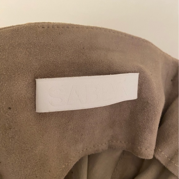 PRICE DROP Sablyn - Lisa Suede Mini Skirt. Never worn!!! - Picture 5 of 7